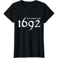 thumbnail image 1 of 1692 They Missed One Witch Trials Cool Gift Ladies' Crewneck T-Shirt, 1 of 2