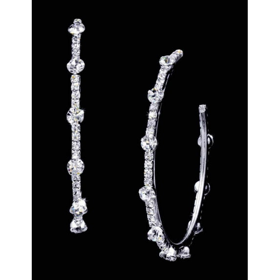 #16925 - Spotted Hoop Earring - 2.25"