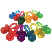Bonka Bird Toys 1694 Pk12 Colorful Acrylic Pacifier Foot Talon Craft Part Pet