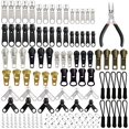 thumbnail image 1 of 169Pcs Zipper Repair Kit Zipper Zipper Pull Rescue Kit with Zipper Install Plier, 1 of 6