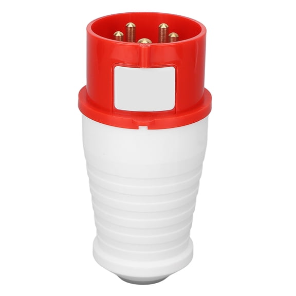 16A, 220-380V, Red Male Socket Connector, Ideal for Caravans Waterproof IP44 5 Pin CEE Industrial Plug for Camping Bienvenido