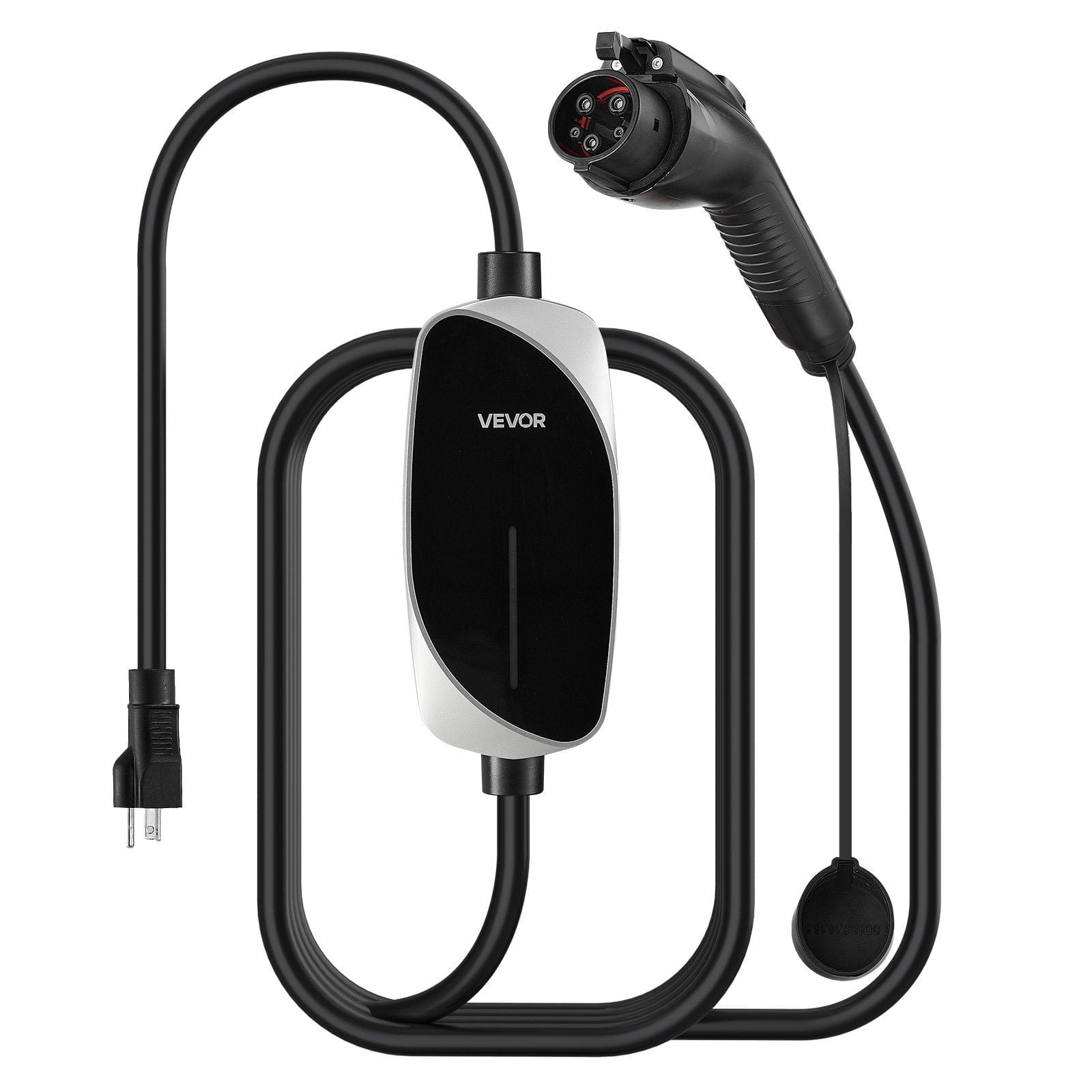 16A Level 1 & 2 EV Charger, 25ft Cable, 120V-240V Portable Electric ...