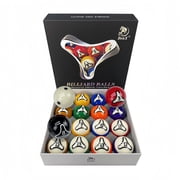 16A Triangle Crystal Billiard Balls Set ,Professional Standard 57mm Complete Billiard Balls Set