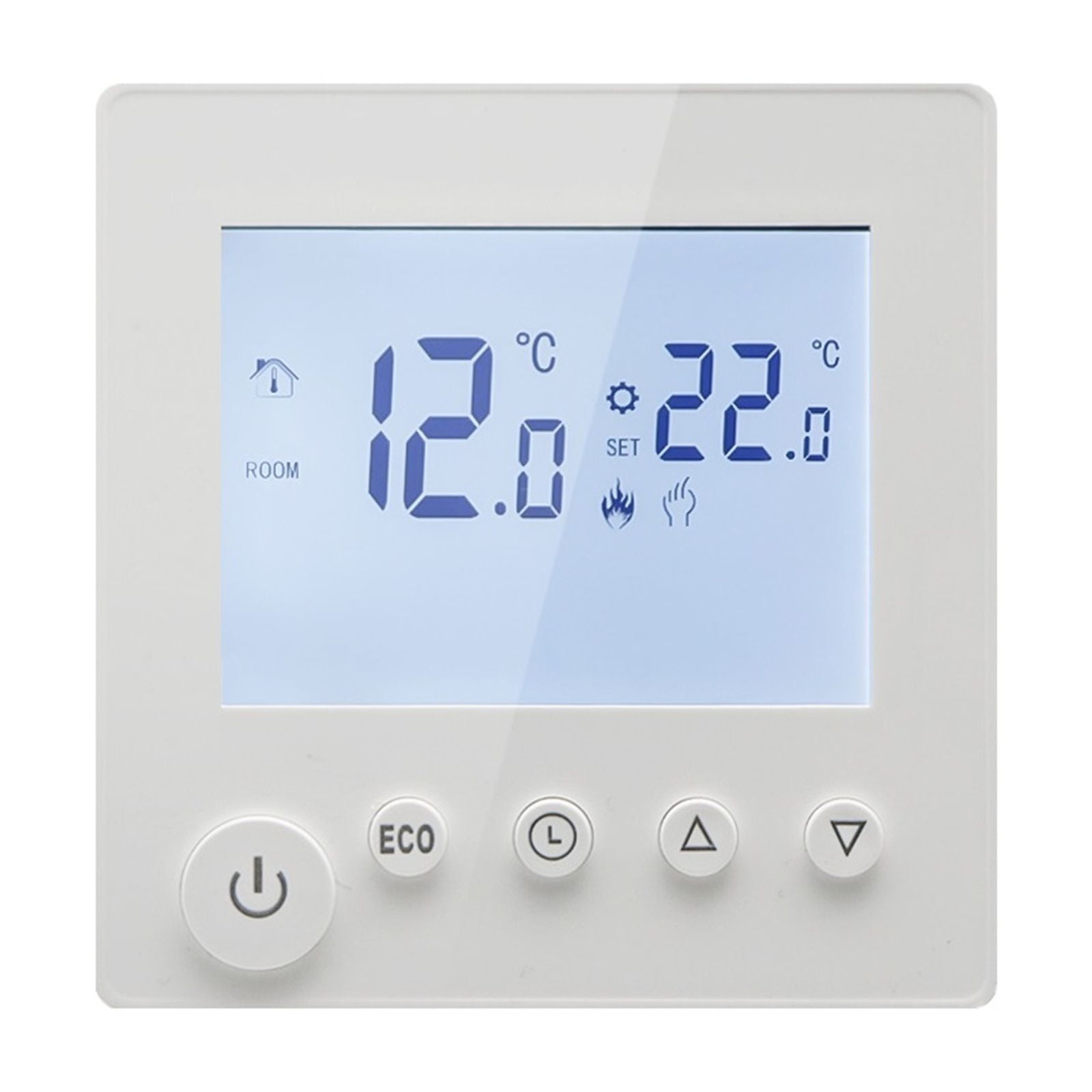 16A Water Electric Floor Heating TRV House Room Thermostat Temperature Controller Digital LCD Display Wall Mounted ,Easy Installation