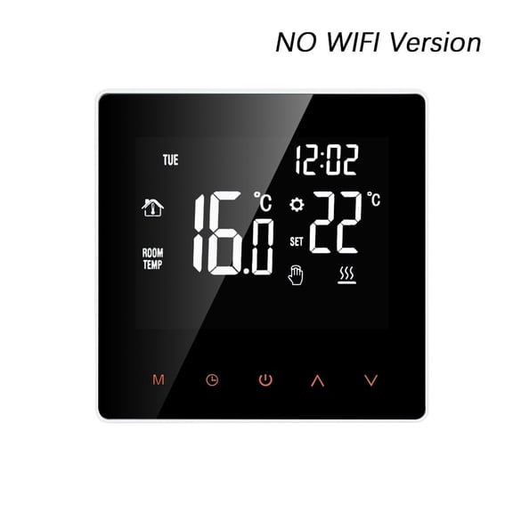 16A WiFi Smart Thermostat Controller Programmable Digital Temperature Controller LCD Display Touch Screen With App Control ,Easy to Install