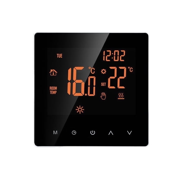 16A WiFi Smart Thermostat Controller Programmable Digital Temperature Controller LCD Display Touch Screen With App Control ,Easy to Install