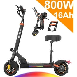 EVERCROSS Electric Scooter with 10 Solid Tires, 800W Motor up to 28 MPH  and 25 Miles Range, Folding Electric Scooter for Adults , Black 