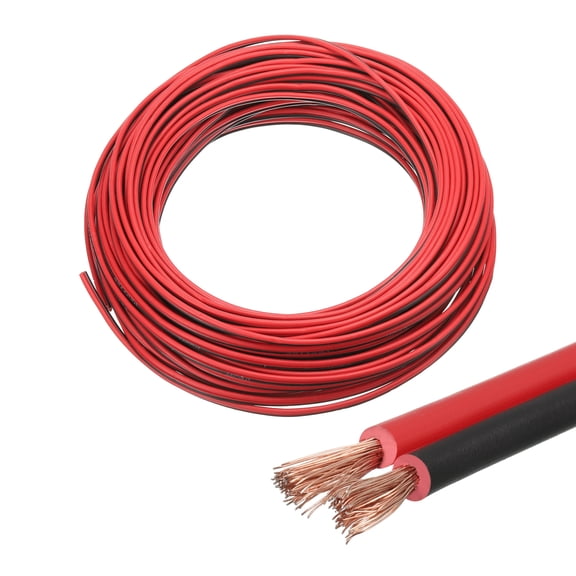 16AWG Copper Clad Aluminum Wire, 98FT/30M Electrical Wire Conductor High Conductivity 12V/24V DC LED Lighting