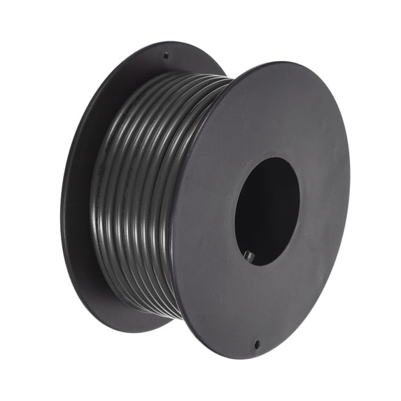 Uxcell 16AWG Stranded Wire Hookup 10M/33ft Black, Electrical Wire UL1007 Spool
