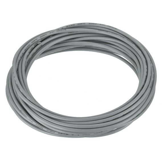 16AWG Wire 16 Gauge Stranded Wire Hookup Wire, UL1015 Tinned Copper Wire 7.5m/25ft Gray