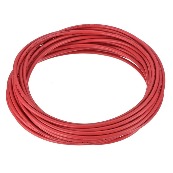 16AWG Wire 16 Gauge Stranded Wire Hookup Wire, UL1015 Tinned Copper Wire 7.5m/25ft Red