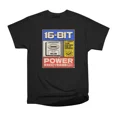thumbnail image 1 of 16Bit Power T-Shirt Tee Gift For Him Merch For Her Apparel For Friend, 1 of 2