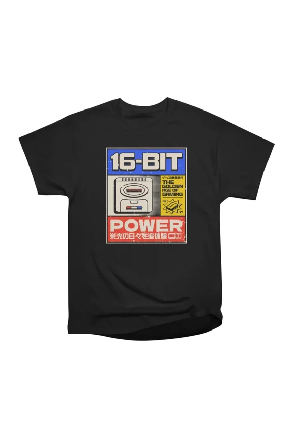 16Bit Power T-Shirt Tee Gift For Him Merch For Her Apparel For Friend