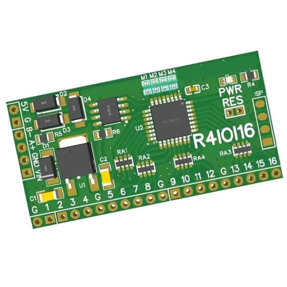 16CH 5 IN 1 Modbus Rtu Digital IO Module RS485 NPN DI-DO Pin Cores Board Switching Output Remote IO Board