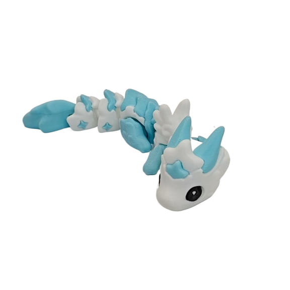 16CM 3D printed star dragon , articulated table figurine