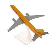 16CM Scale 1400 Metal Airplane Replica DHL Alloy Airplane Model Yellow Freight Machine Diecast Aircraft Aviation Collectibles