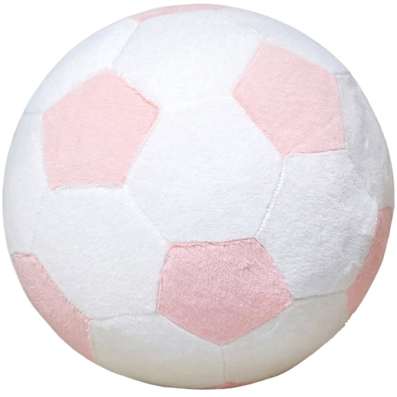 16Cm Plush Soccer Ball Toy Soft Stuffed Soccer Ball Plushies Cute Sports Themed Stuffed Animals For Kids,Pink