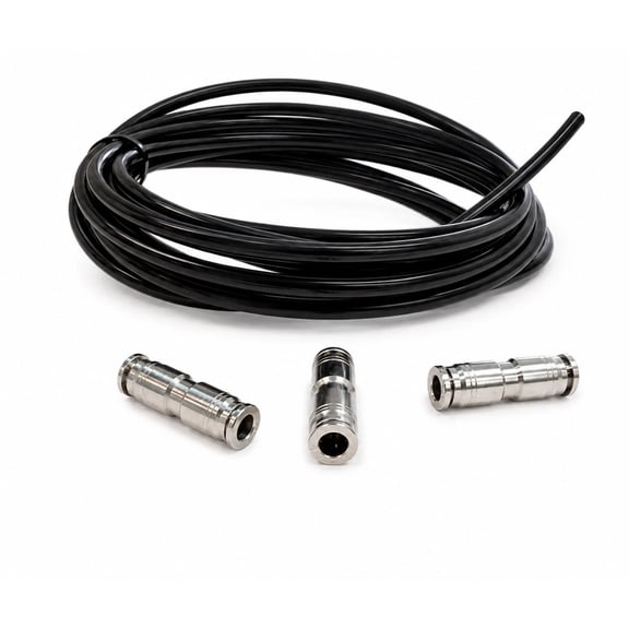 16FT 6MM (1/4") OD AIR RIDE SUSPENSION LINE HOSE REPAIR KIT COMPATIBLE WITH LAND ROVER MODELS AIR RIDE SUSPENSION LINE HOSE REPAIR KIT, PART # LRNJ MOTORWORKS#100