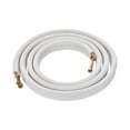 thumbnail image 1 of 16FT HVAC Line Set Kit - 1/4" & 1/2" Copper Pipes with Insulation - Compatible with Mini Split AC/Heat Pump - 18ft Wire Included, 1 of 10