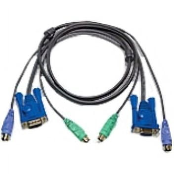 16FT PS2 MICROLITE BONDED ALL-IN-ONE KVM CABLE