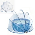 thumbnail image 1 of 16FT Retractable Pool Cover with Fiberglass Poles, Transparent PVC Film Pool Enclosure, Outdoor Pool Fence for Above-Ground Pools, Quick Installation, Solar Heating & Debris Protection, 1 of 7