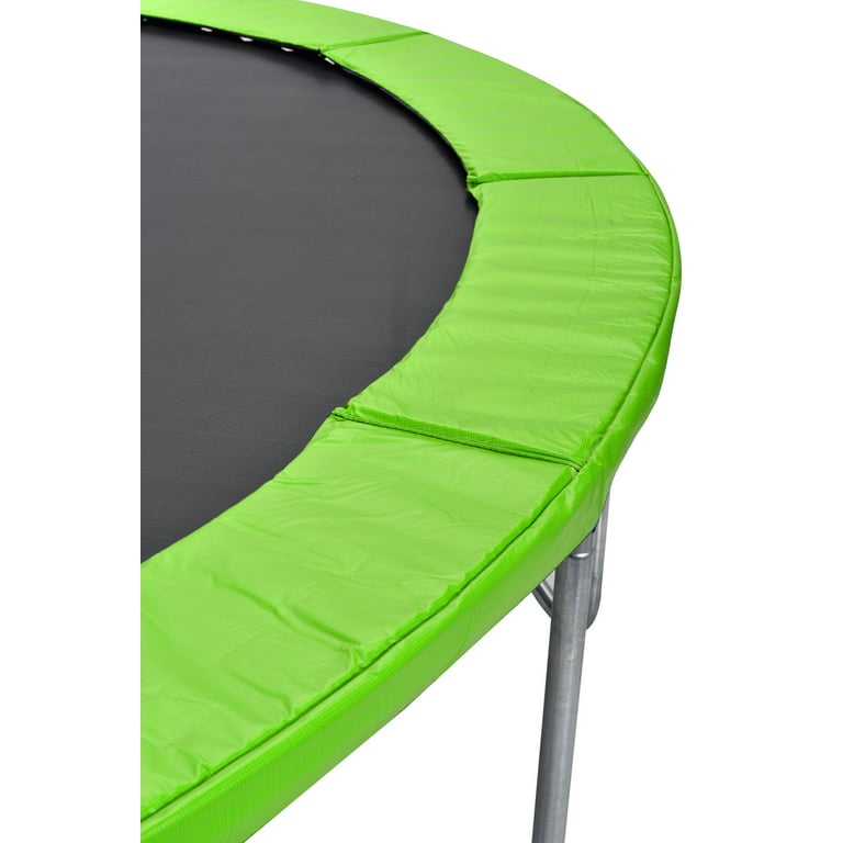 16FT Trampoline Cover,Trampoline Replacement Safety Pad, Waterproof  Trampoline Accessories Safety Spring Cover Round Frame Pad,Green