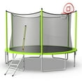 thumbnail image 1 of 16FT Trampoline for Kids Adults, BTMWAY Recreational Trampoline with Enclosure Net, Indoor Outdoor Trampoline with Basketball Hoop, Ladder, Jumping Exercise Trampoline for Backyard, Garden, Green, 1 of 13