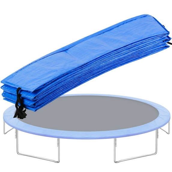 Triple Tree Trampoline Safety Pad Waterproof PE, Blue, 16FT, Universal Fit