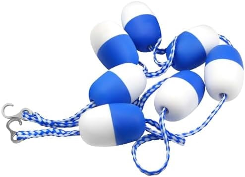 Pool Rope Depth 16Ft Adjustable Pool Safety Rope bywith Floats for Indoor and Outdoor ...
