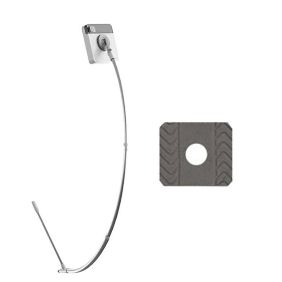 16Ft Telescopic Window Cleaning Brush & Squeegee 2-in-1 - Adjustable Long Handle Scrubber with Detachable Head for High-Rise, Villa, Apartment, Glass, Shower