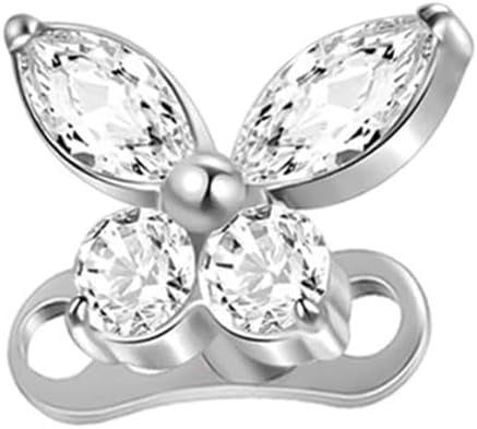16G Cute Paw Print Dermal Piercing Anchor Top and Base G23 Titanium ...