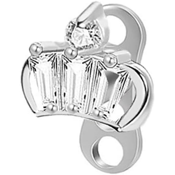 16G Cute Paw Print Dermal Piercing Anchor Top and Base G23 Titanium Crown Butterfly Microdermal Piercing Internally Threaded Surface Skin Piercing Body Jewelry 1 PC