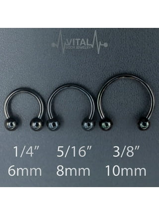 Septum piercing straight barbell sales