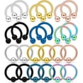 16G Septum Ring Jewelry Gauges Earrings Surgical Stainless Steel