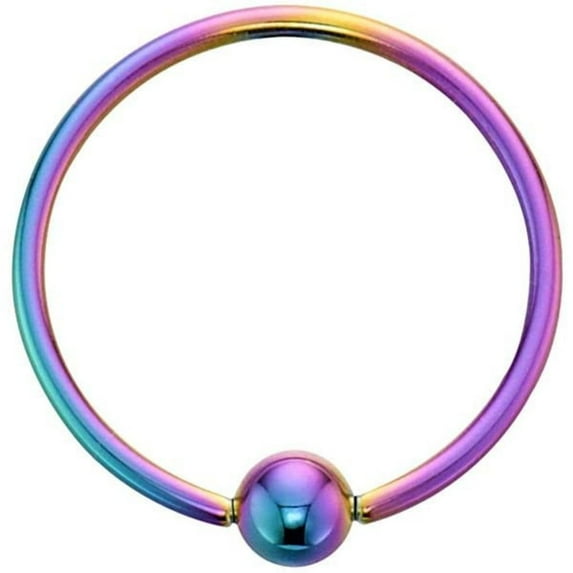 16GA | 14GA Colored Tension Captive Titanium IP Implant Grade Steel Bead Ring