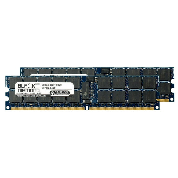 16GB 2X8GB Memory RAM for SuperMicro H8Q Series H8QME-2+ DDR2 RDIMM 240pin PC2-6400 800MHz Black Diamond Memory Module Upgrade