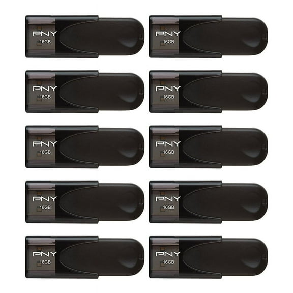 16GB Attach 4 USB 2.0 Flash Drive 10-Pack