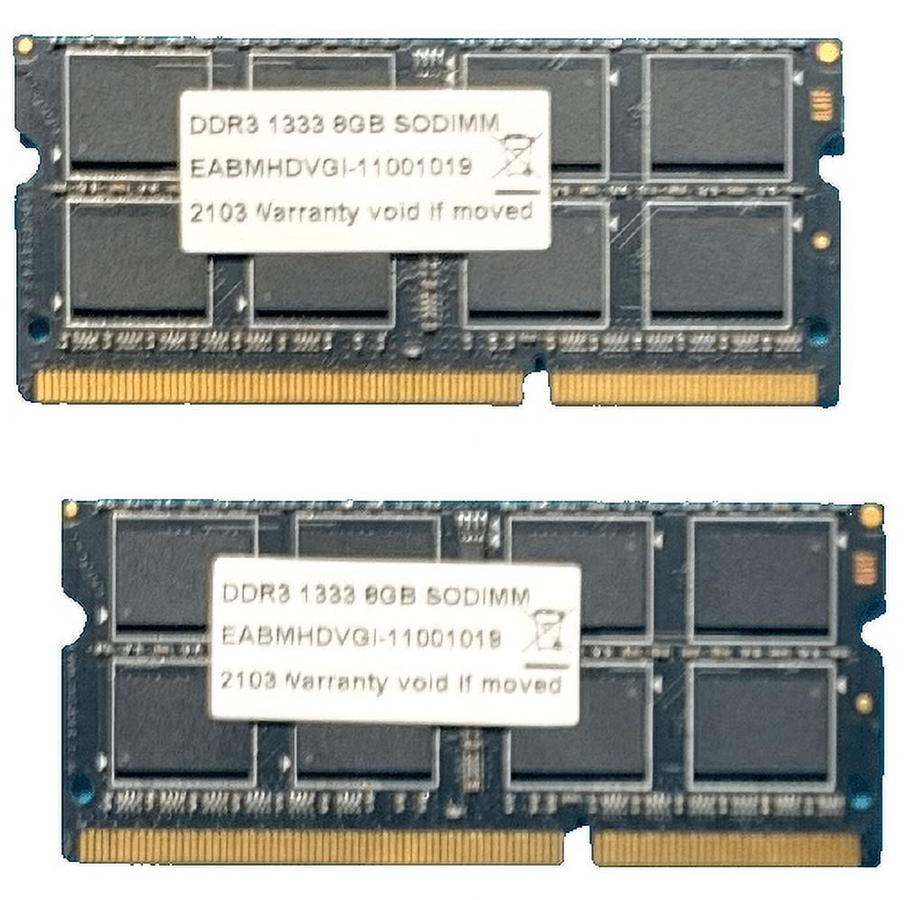 16 GB RAM DDR3 SODIMM (2x8 GB) PC3-10600 1333 MHz Per MacBook Pro, IMac, Mac Mini 2010-2011