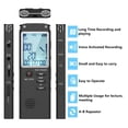 thumbnail image 1 of 16GB Digital Voice Activated Recorder for Lectures, 12Hours Sound Audio Recorder Spy Dictaphone Recording Device with Playback, Microphone, Earphone, Phone Cable,etc, 1 of 10