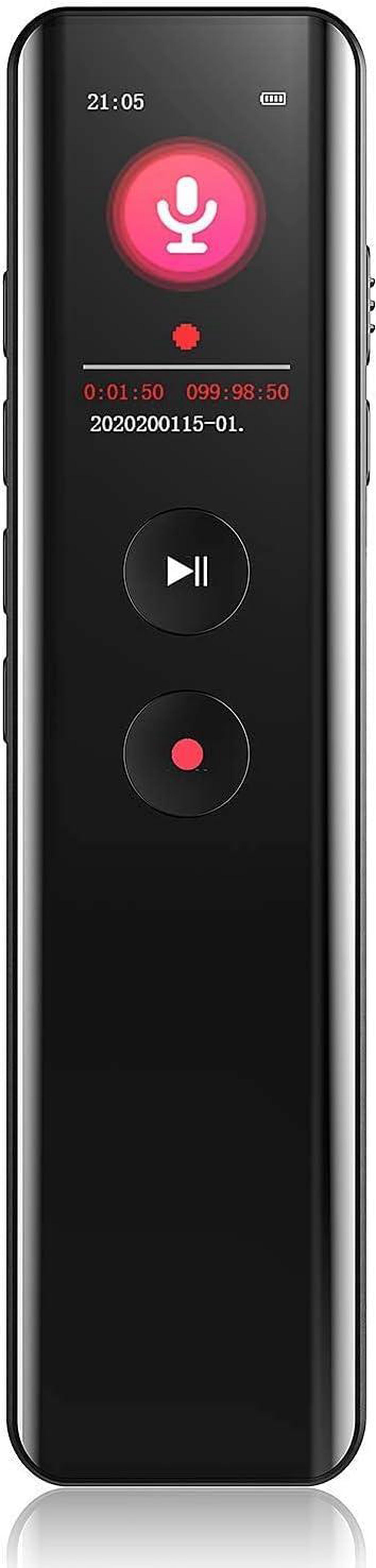 16GB Digital Voice Recorder with Playback, Audio Recording Device, Portable Voice Recorder with Noise Reduction,Mp3 Player and Password for Lectures Meeting/Classes/Interviews