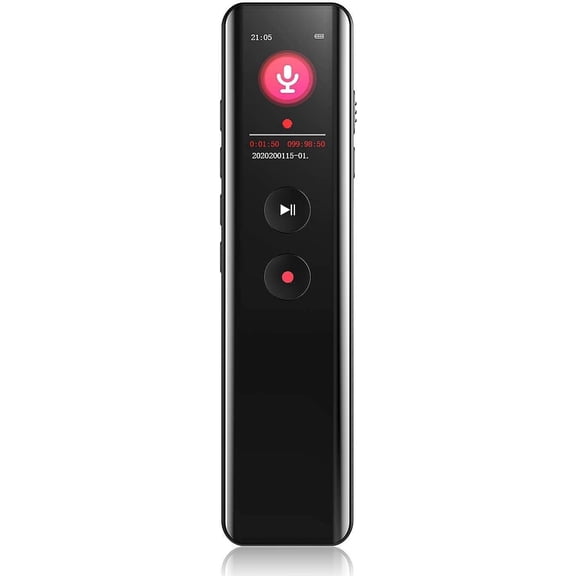 16GB Digital Voice Recorder with Playback, Audio Recording Device, Portable Voice Recorder with Noise Reduction,Mp3 Player and Password for Lectures Meeting/Classes/Interviews