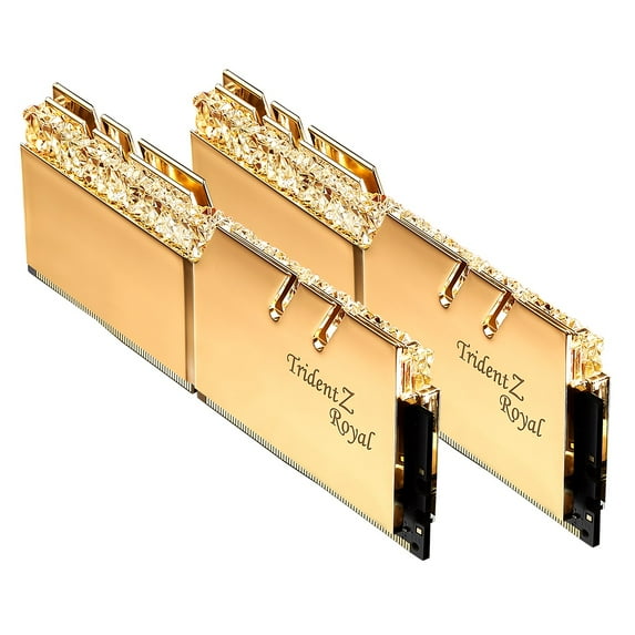 16GB G.Skill DDR4 Trident Z Royal Gold 5333Mhz PC4-42600 CL22 1.60V Dual Channel Kit (2x8GB)