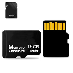 16GB TF Card with Adapter, High Speed Memory Card, UHS-I C10 A1 Memory TF Card for Tablet/Mobile Phone/Camera/Car Audio/Game Console