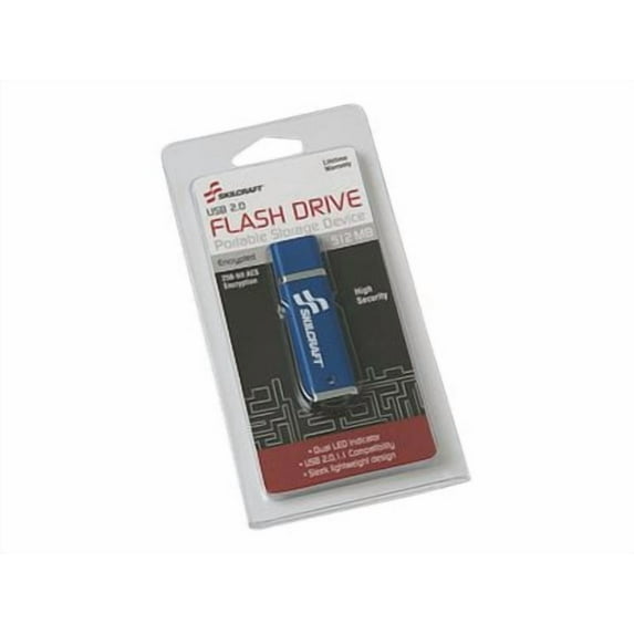 16GB USB 2.0 Flash Drive with 256-bit AES Encryption