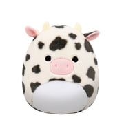 Squishmallows FuzzAMallow Official 16 inch Colin the Black And White Spotted Cow - Childs Ultra Soft Stuffed Plush Toy