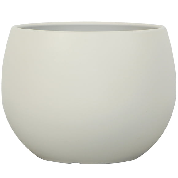 Mainstays Jordan 16" x 16" x 12" Large Round Vanilla Dream Resin Planter