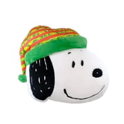 Figural Shaped Snoopy 16 inch Pillow, White, Soft, by Ruz