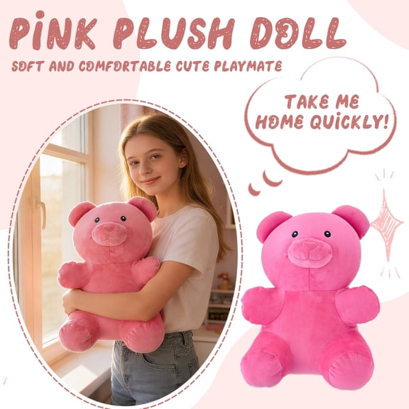 16In Large Gummy Bear Plush Doll, Large Adorable Collectible Stuffed Bear Toy, Ideal Gift for Family & Friends, Great for Holiday Gifting and Display