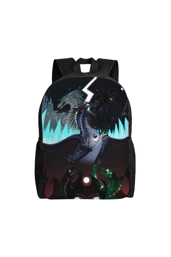 16In Wings Dragon Fire Backpack Large Capacity Multifunction Backpack Lightweight Sports Travel Laptop Bag Daypack