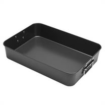 16In Stainless Steel Large Turkey Roaster Pan Non-Stick Roasting Pan With Handle